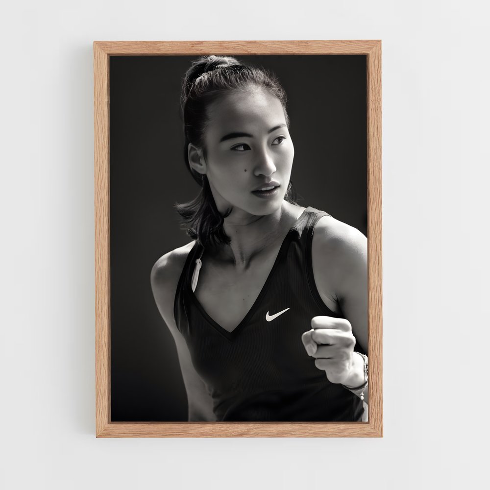 Poster Qinwen zheng adresse – affiche Tennis (vue 4)